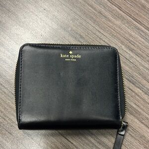 Kate Spade Black bifold Leather Wallet.
